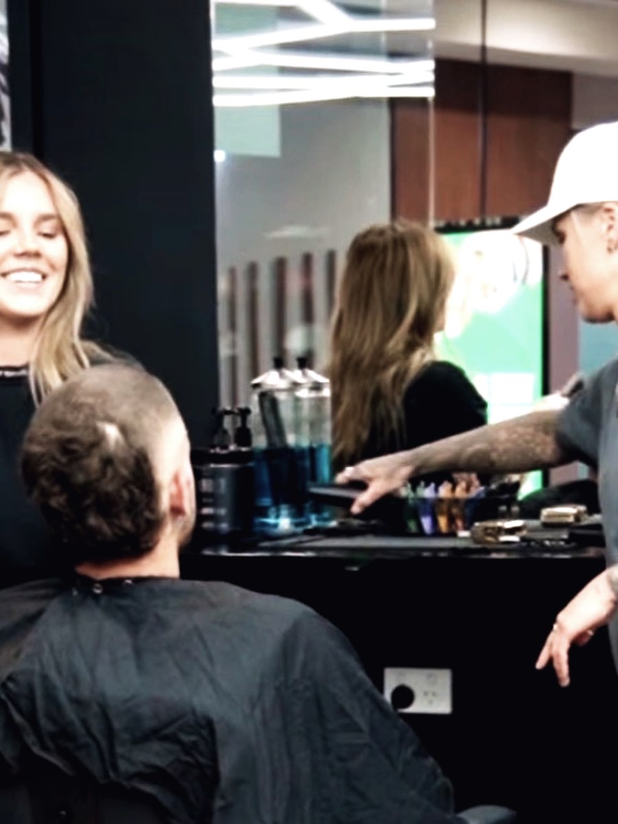 Both barbers working the floor at Abra & Co